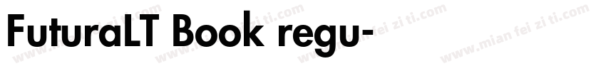 FuturaLT Book regu字体转换
